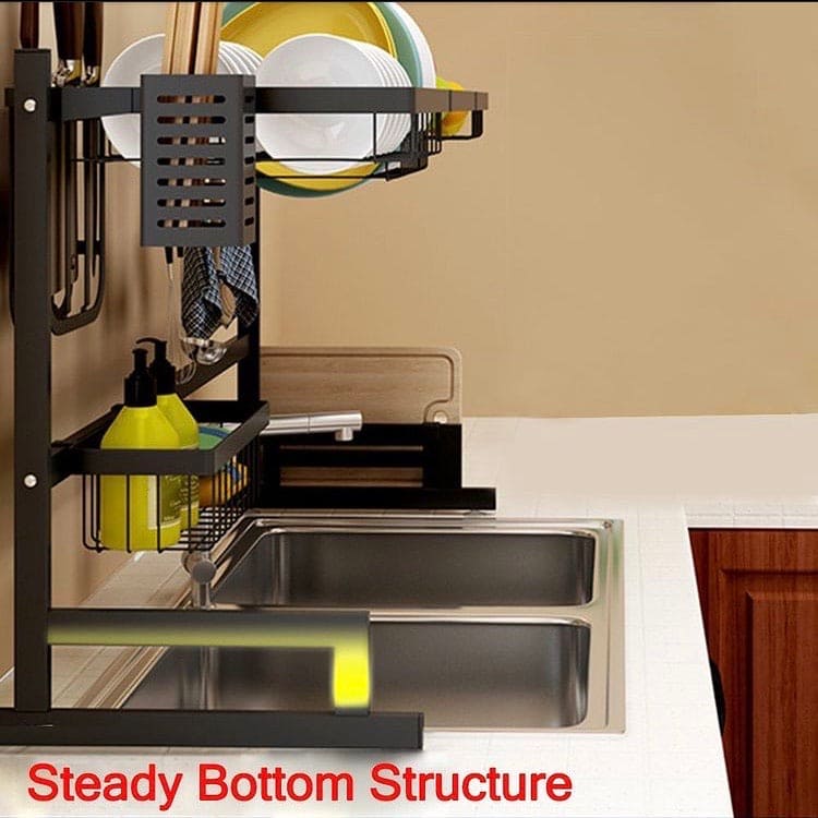 Kitchen Shelf Organizer, Dish Drying Rack, Stainless Steel Sink Drain Rack, Dishes Cutlery Dry Rack, Multifunction Metal Utensils Holder, Sink Storage Sponge Drain Rack, Telescopic Drain Rack, Double Layer Dish Organizer, Over Sink Rack Kitchen Shelf Organizer, Dish Drying Rack, Stainless Steel Sink Drain Rack, Dishes Cutlery Dry Rack, Multifunction Metal Utensils Holder, Sink Storage Sponge Drain Rack, Telescopic Drain Rack, Double Layer Dish Organizer, Over Sink Rack